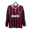 AC Milan Retro Dres 2009-10 Domaći Muški Dugi Rukav