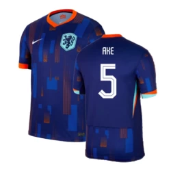 Ake #5 Nogometni Dresovi Nizozemska UEFA Euro 2024 Gostujući Dres Muški