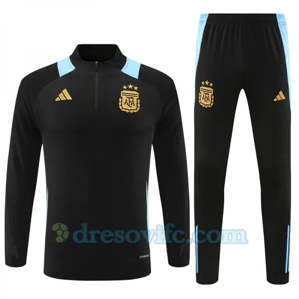 Argentina Komplet Sweatshirt za Trening 2024-25 Crna