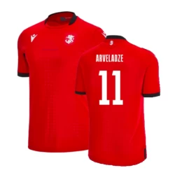 Arveladze #11 Nogometni Dresovi Georgia UEFA Euro 2024 Rezervni Dres Muški