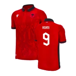 Asani #9 Nogometni Dresovi Albanija UEFA Euro 2024 Domaći Dres Muški