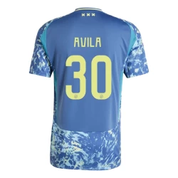 Avila #30 Nogometni Dresovi AFC Ajax Amsterdam 2024-25 Gostujući Dres Muški