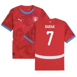 Barak #7 Nogometni Dresovi Češka UEFA Euro 2024 Domaći Dres Muški