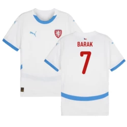 Barak #7 Nogometni Dresovi Češka UEFA Euro 2024 Gostujući Dres Muški