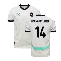 Baumgartlinger #14 Nogometni Dresovi Austrija UEFA Euro 2024 Gostujući Dres Muški