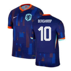 Bergkamp #10 Nogometni Dresovi Nizozemska UEFA Euro 2024 Gostujući Dres Muški