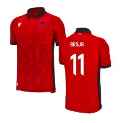 Broja #11 Nogometni Dresovi Albanija UEFA Euro 2024 Domaći Dres Muški