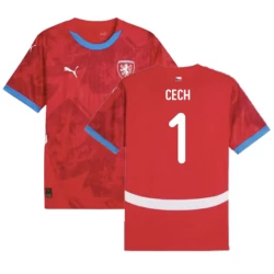 Cech #1 Nogometni Dresovi Češka UEFA Euro 2024 Domaći Dres Muški