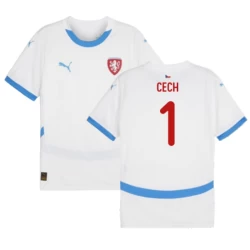 Cech #1 Nogometni Dresovi Češka UEFA Euro 2024 Gostujući Dres Muški