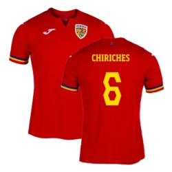 Chiriches #6 Nogometni Dresovi Rumunjska UEFA Euro 2024 Gostujući Dres Muški