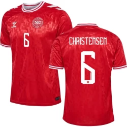 Christensen #6 Nogometni Dresovi Danska UEFA Euro 2024 Domaći Dres Muški