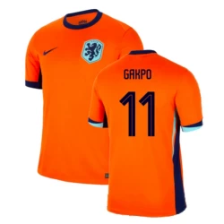 Cody Gakpo #11 Nogometni Dresovi Nizozemska UEFA Euro 2024 Domaći Dres Muški