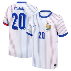 Coman #20 Nogometni Dresovi Francuska UEFA Euro 2024 Gostujući Dres Muški