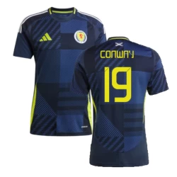 Conway #19 Nogometni Dresovi Škotska UEFA Euro 2024 Domaći Dres Muški