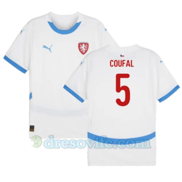 Coufal #5 Nogometni Dresovi Češka UEFA Euro 2024 Gostujući Dres Muški