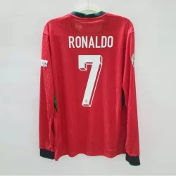 Cristiano Ronaldo #7 Nogometni Dresovi Portugal UEFA Euro 2024 Domaći Dres Muški Dugi Rukav