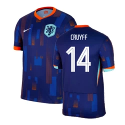 Cruyff #14 Nogometni Dresovi Nizozemska UEFA Euro 2024 Gostujući Dres Muški