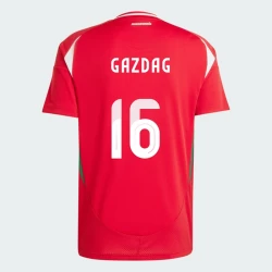 Daniel Gazdag #16 Nogometni Dresovi Mađarska UEFA Euro 2024 Domaći Dres Muški