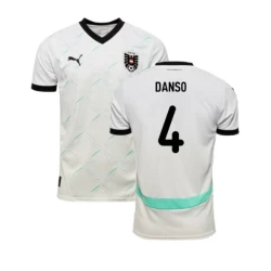 Danso #4 Nogometni Dresovi Austrija UEFA Euro 2024 Gostujući Dres Muški