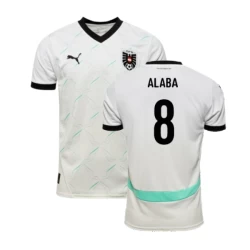 David Alaba #8 Nogometni Dresovi Austrija UEFA Euro 2024 Gostujući Dres Muški