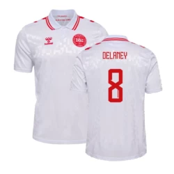 Delaney #8 Nogometni Dresovi Danska UEFA Euro 2024 Gostujući Dres Muški