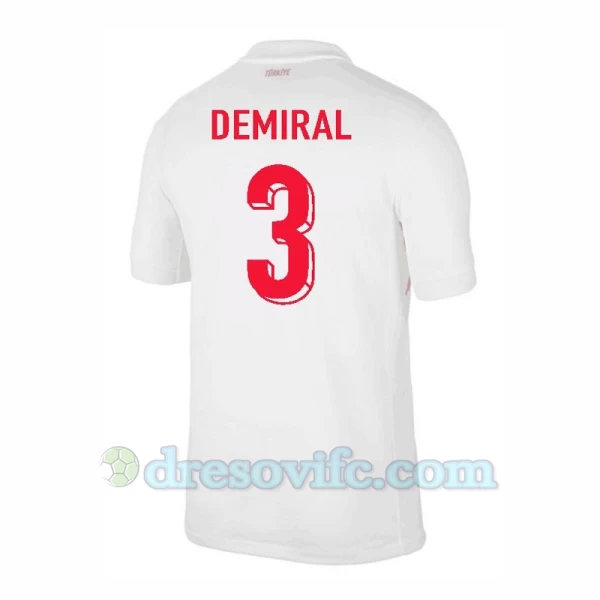 Demiral #3 Nogometni Dresovi Turska UEFA Euro 2024 Domaći Dres Muški