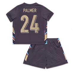 Dječji Cole Palmer #24 Nogometni Dresovi Engleska UEFA Euro 2024 Gostujući Dres (+ kratke hlače)