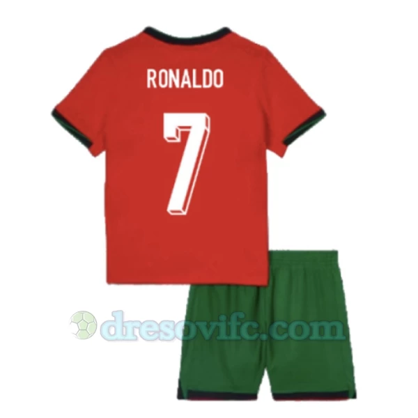 Dječji Cristiano Ronaldo #7 Nogometni Dresovi Portugal UEFA Euro 2024 Domaći Dres (+ kratke hlače)