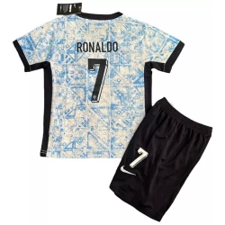 Dječji Cristiano Ronaldo #7 Nogometni Dresovi Portugal UEFA Euro 2024 Gostujući Dres (+ kratke hlače)