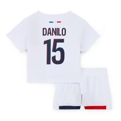 Dječji Danilo #15 Nogometni Dresovi Paris Saint-Germain PSG 2024-25 Gostujući Dres (+ kratke hlače)