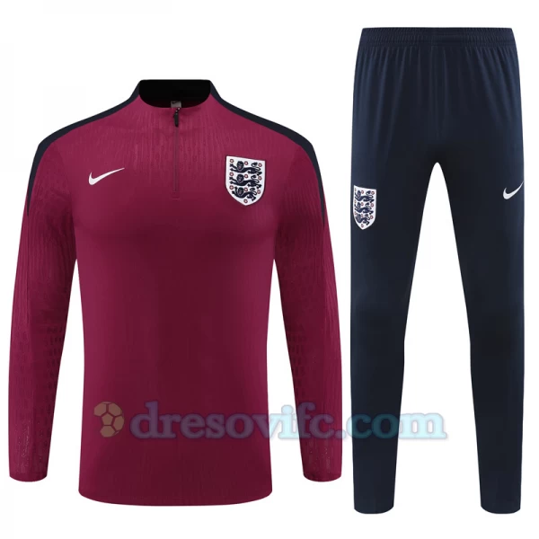 Dječji Engleska Komplet Sweatshirt za Trening 2024-25 Crvena Player Version