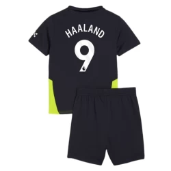 Dječji Erling Haaland #9 Nogometni Dresovi Manchester City 2024-25 Gostujući Dres (+ kratke hlače)