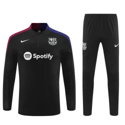 Dječji FC Barcelona Komplet Sweatshirt za Trening 2024-25 Crna Player Version