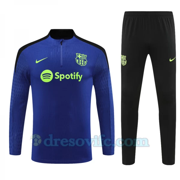 Dječji FC Barcelona Komplet Sweatshirt za Trening 2024-25 Plava Player Version