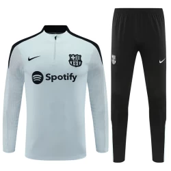 Dječji FC Barcelona Komplet Sweatshirt za Trening 2024-25 Siva Player Version