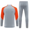 Dječji Inter Mediolan Komplet Sweatshirt za Trening 2023-24 Siva Orange Player Version