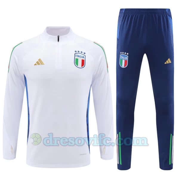 Dječji Italija Komplet Sweatshirt za Trening 2024-25 Bijela