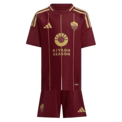 Dječji Nogometni Dresovi AS Roma 2024-25 Domaći Dres (+ kratke hlače)