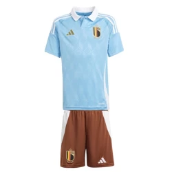 Dječji Nogometni Dresovi Belgija UEFA Euro 2024 Gostujući Dres (+ kratke hlače)