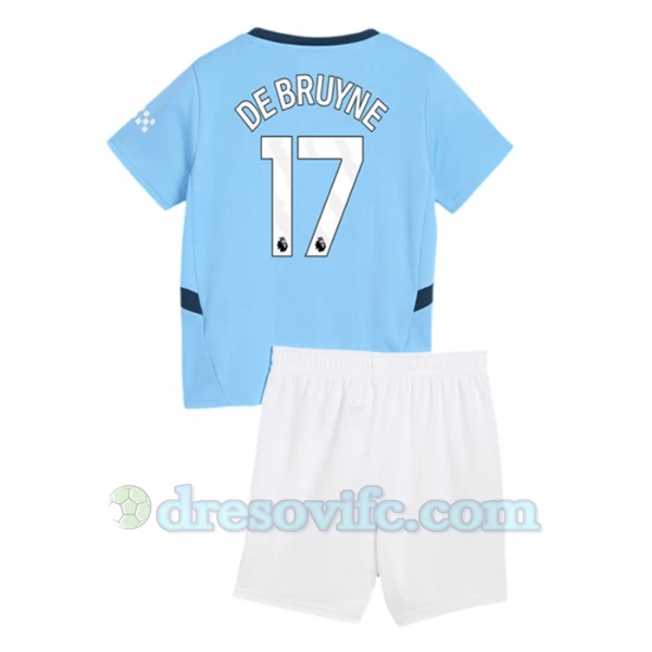 Dječji Nogometni Dresovi Manchester City Kevin De Bruyne #17 2024-25 Domaći Dres (+ kratke hlače)