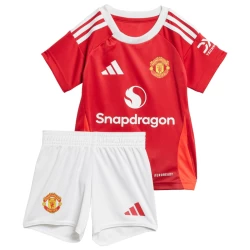 Dječji Nogometni Dresovi Manchester United 2024-25 Domaći Dres (+ kratke hlače)
