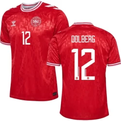 Dolberg #12 Nogometni Dresovi Danska UEFA Euro 2024 Domaći Dres Muški