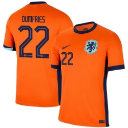 Dumfries #22 Nogometni Dresovi Nizozemska UEFA Euro 2024 Domaći Dres Muški