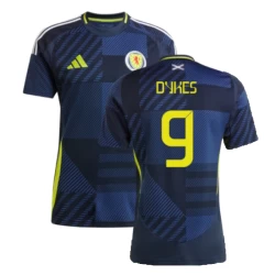 Dykes #9 Nogometni Dresovi Škotska UEFA Euro 2024 Domaći Dres Muški