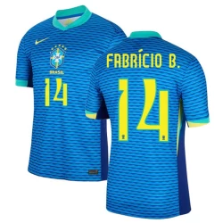 Fabricio B. #14 Nogometni Dresovi Brazil Copa America 2024 Gostujući Dres Muški