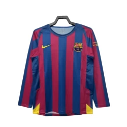 FC Barcelona Champions League Finale Retro Dres 2005-06 Domaći Muški Dugi Rukav