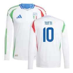 Francesco Totti #10 Nogometni Dresovi Italija UEFA Euro 2024 Gostujući Dres Muški Dugi Rukav