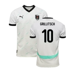 Grillitsch #10 Nogometni Dresovi Austrija UEFA Euro 2024 Gostujući Dres Muški