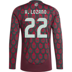 H. Lozano #22 Nogometni Dresovi Meksiko Copa America 2024 Domaći Dres Muški Dugi Rukav