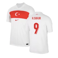 H.Sukur #9 Nogometni Dresovi Turska UEFA Euro 2024 Domaći Dres Muški